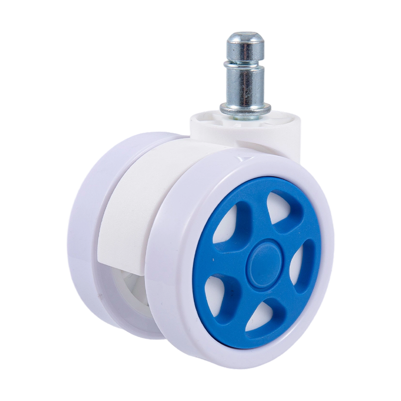 60/32 All-White Racing Wheel (5-ti jamka Blue) Univerzální příslušenství pro kancelářské židle a síťové židle