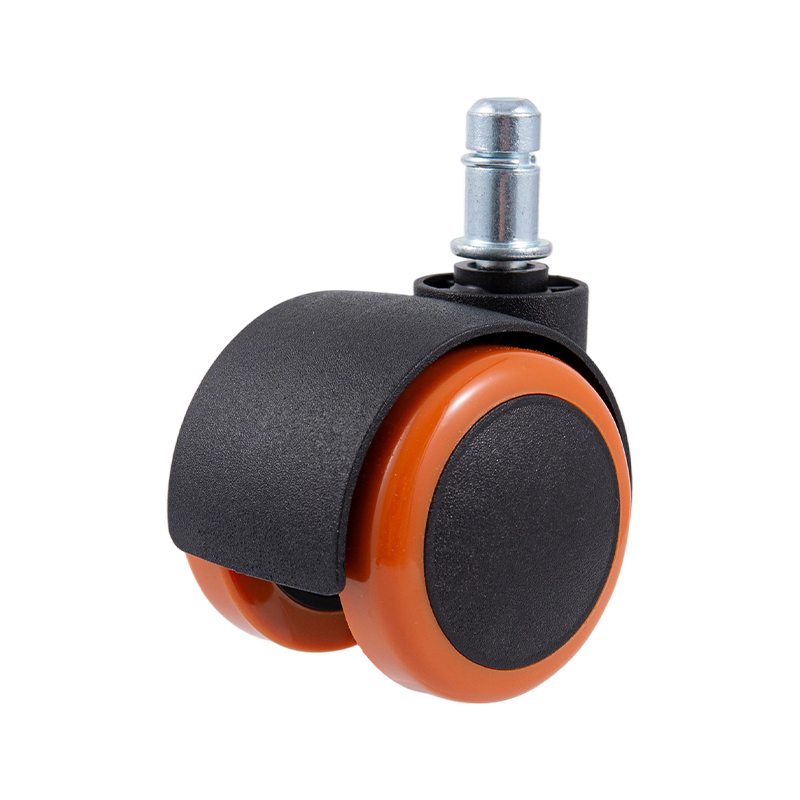 Universal Caster Ascessories pro kancelářské židle, 50/26 Černé a oranžové PU Wheel Accessories